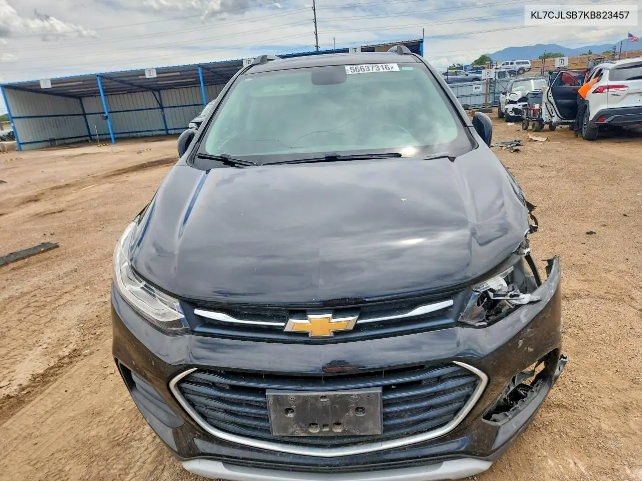 2019 Chevrolet Trax 1Lt VIN: KL7CJLSB7KB823457 Lot: 56637316