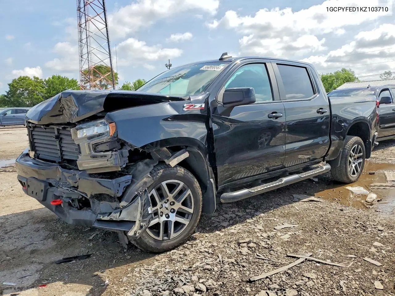 2019 Chevrolet Silverado K1500 Lt Trail Boss VIN: 1GCPYFED1KZ103710 Lot: 56689956