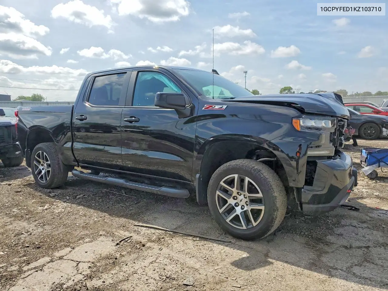 2019 Chevrolet Silverado K1500 Lt Trail Boss VIN: 1GCPYFED1KZ103710 Lot: 56689956