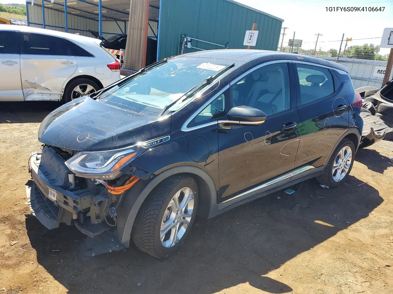 2019 Chevrolet Bolt Ev Lt VIN: 1G1FY6S09K4106647 Lot: 57310226