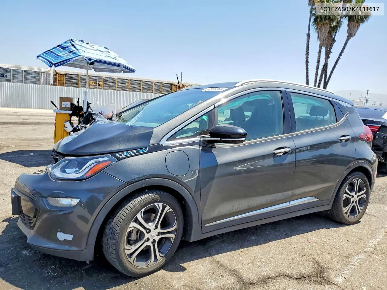 2019 Chevrolet Bolt Ev Premier VIN: 1G1FZ6S07K4111617 Lot: 57338366