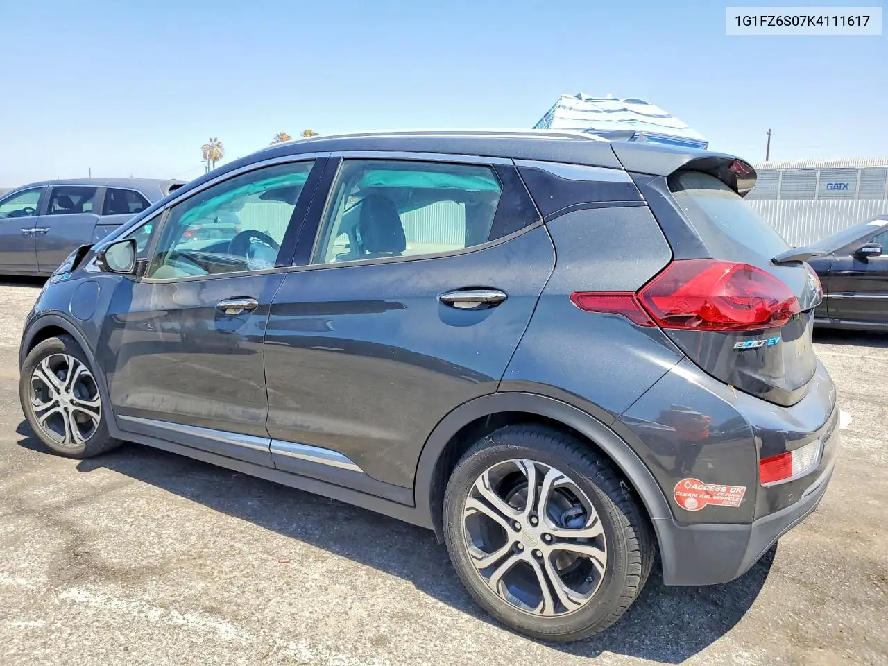 2019 Chevrolet Bolt Ev Premier VIN: 1G1FZ6S07K4111617 Lot: 57338366