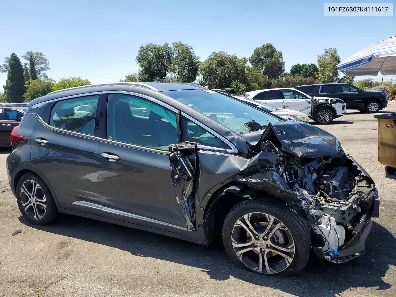 2019 Chevrolet Bolt Ev Premier VIN: 1G1FZ6S07K4111617 Lot: 57338366