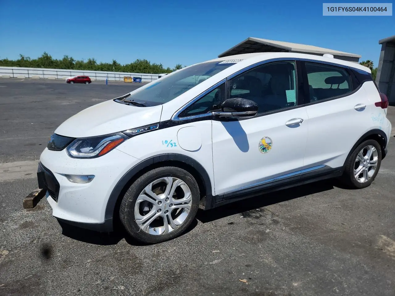 2019 Chevrolet Bolt Ev Lt VIN: 1G1FY6S04K4100464 Lot: 58255226
