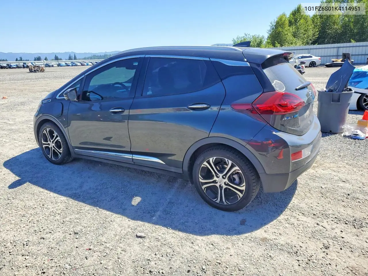 2019 Chevrolet Bolt Ev Premier VIN: 1G1FZ6S01K4114951 Lot: 58313836
