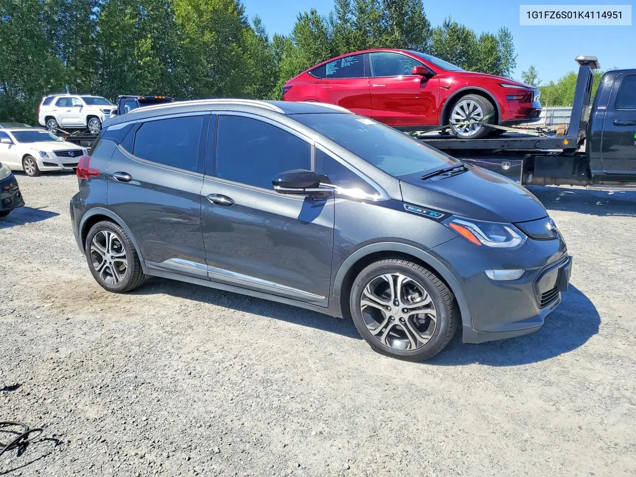 2019 Chevrolet Bolt Ev Premier VIN: 1G1FZ6S01K4114951 Lot: 58313836