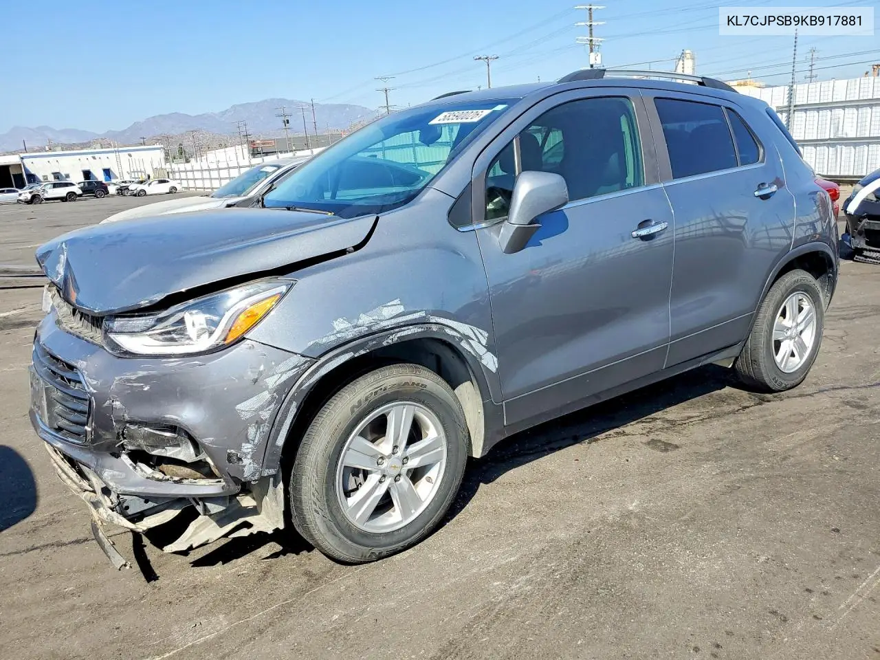 2019 Chevrolet Trax 1Lt VIN: KL7CJPSB9KB917881 Lot: 58590026