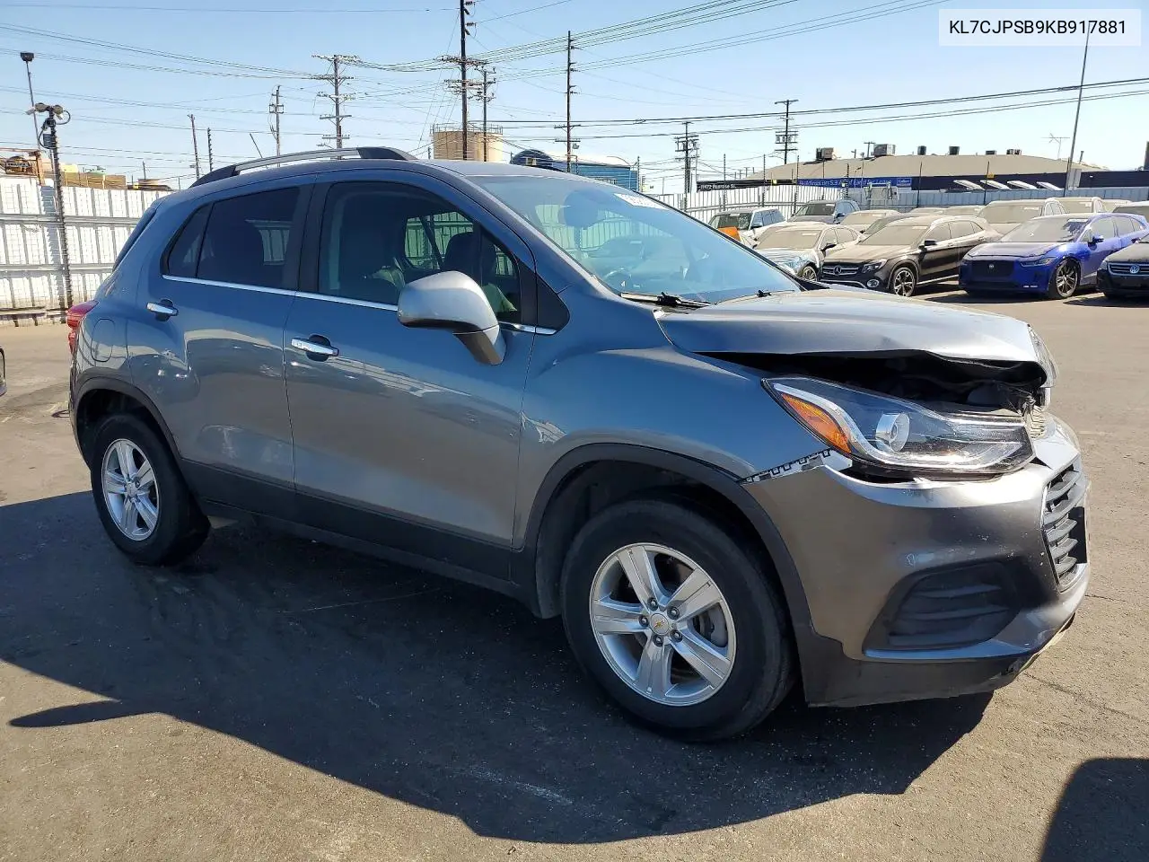 2019 Chevrolet Trax 1Lt VIN: KL7CJPSB9KB917881 Lot: 58590026