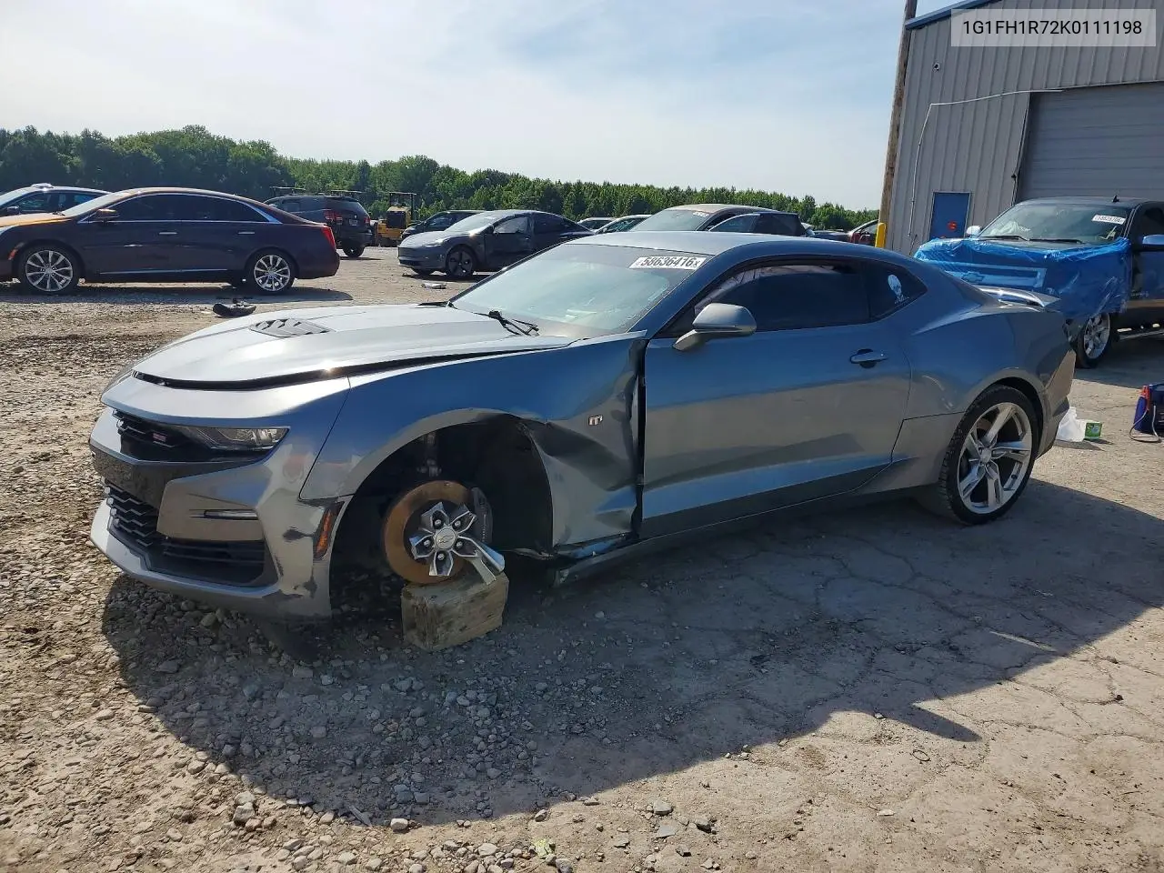 2019 Chevrolet Camaro Ss VIN: 1G1FH1R72K0111198 Lot: 58636416