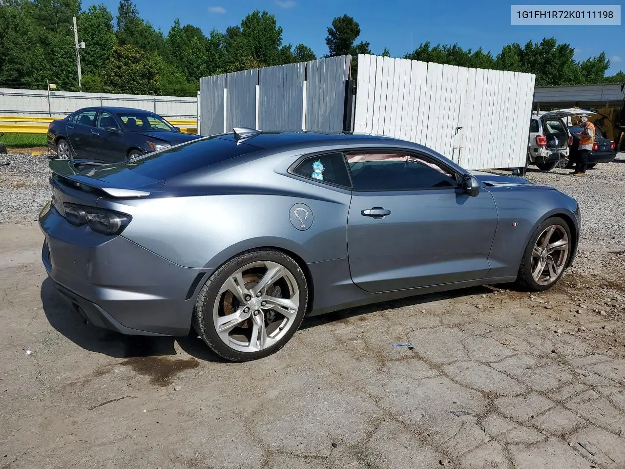 2019 Chevrolet Camaro Ss VIN: 1G1FH1R72K0111198 Lot: 58636416