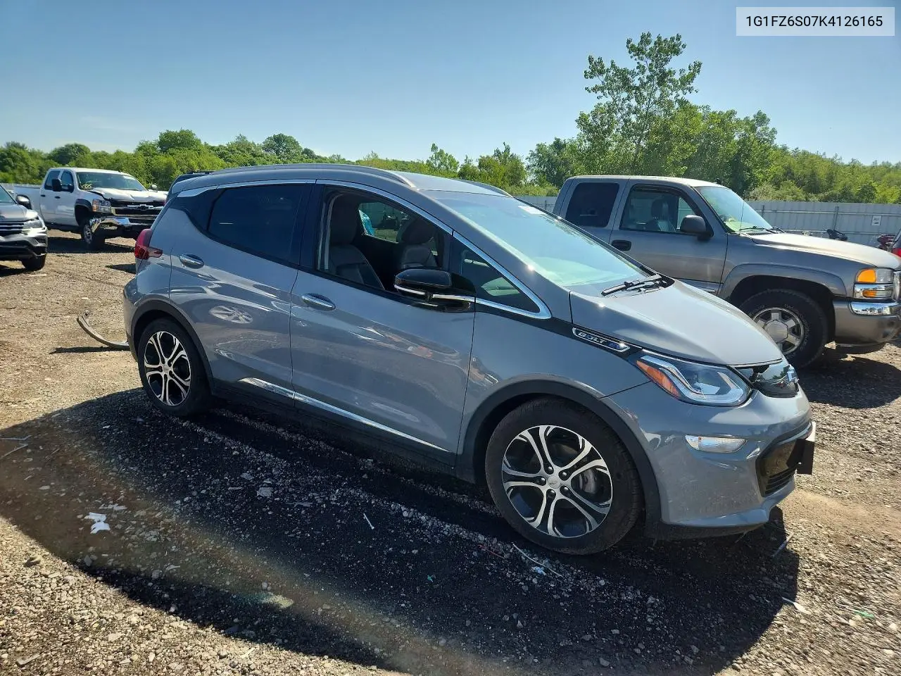 2019 Chevrolet Bolt Ev Premier VIN: 1G1FZ6S07K4126165 Lot: 59032106