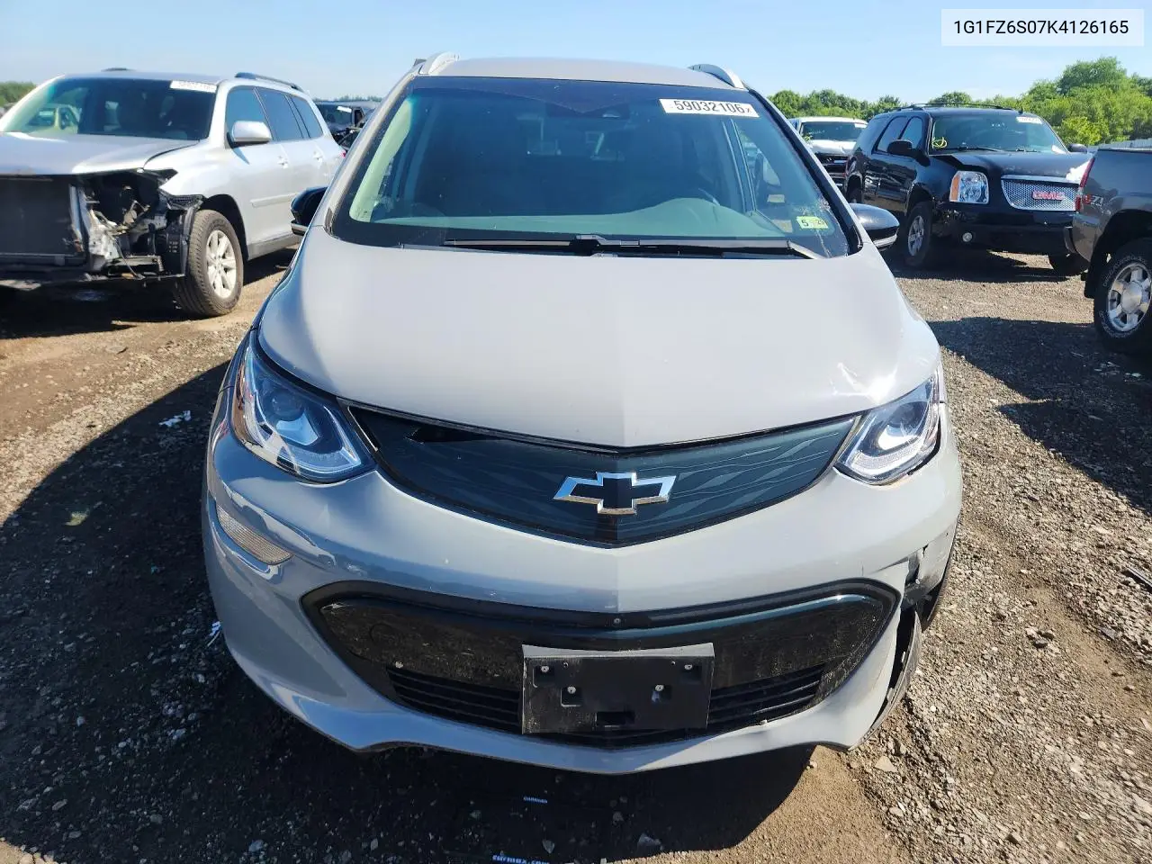 2019 Chevrolet Bolt Ev Premier VIN: 1G1FZ6S07K4126165 Lot: 59032106