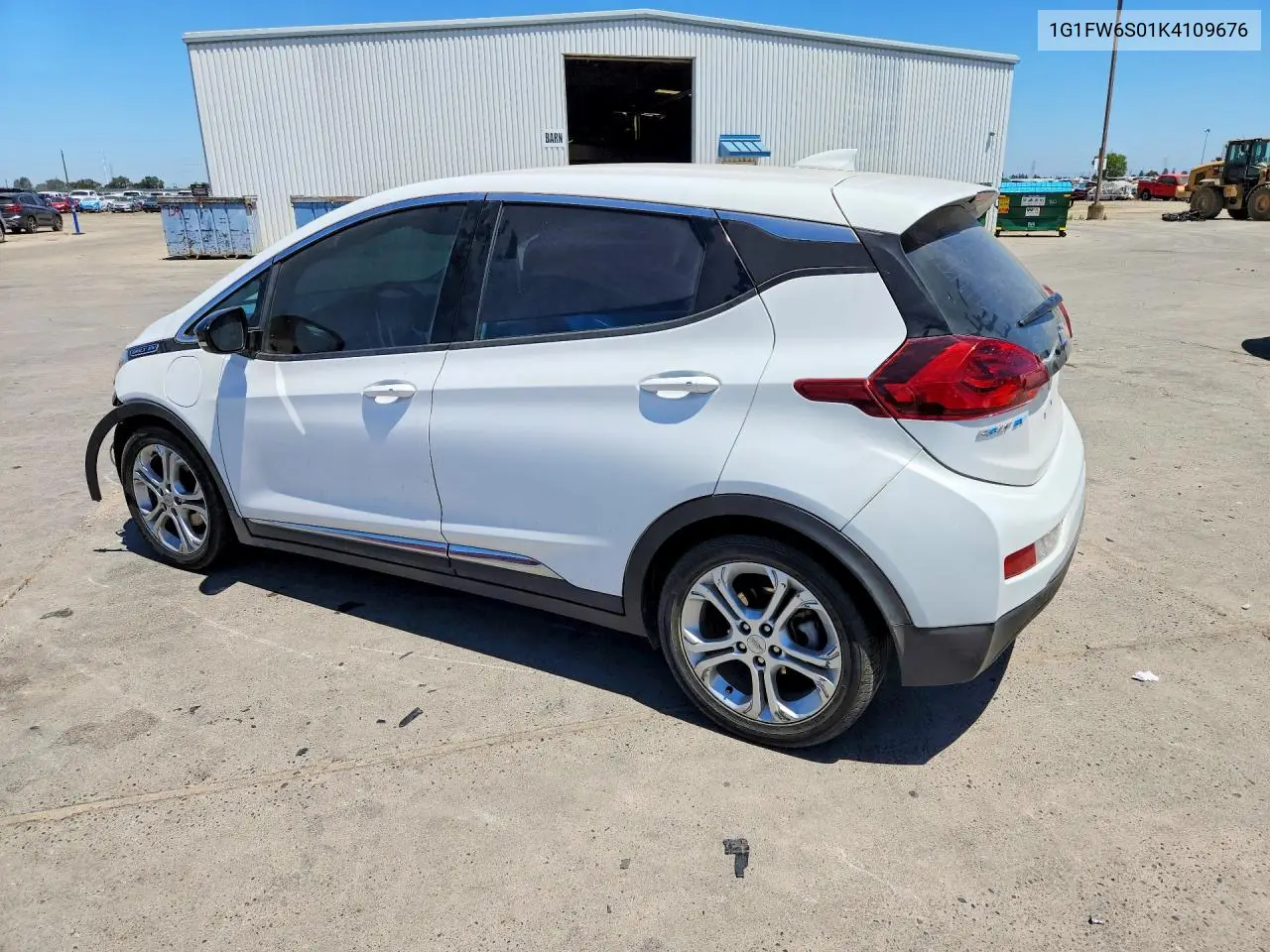 2019 Chevrolet Bolt Ev Lt VIN: 1G1FW6S01K4109676 Lot: 60086696