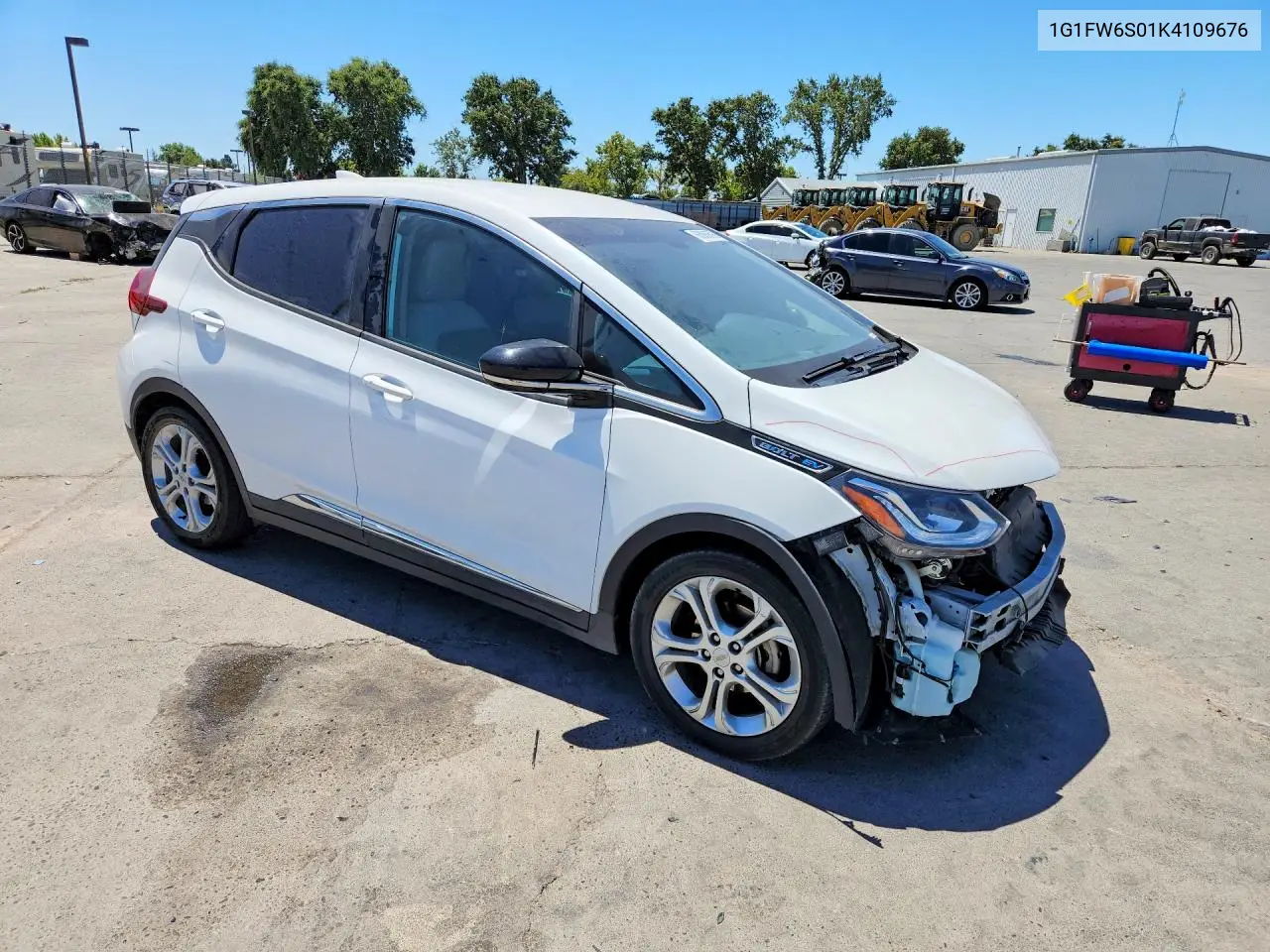 2019 Chevrolet Bolt Ev Lt VIN: 1G1FW6S01K4109676 Lot: 60086696