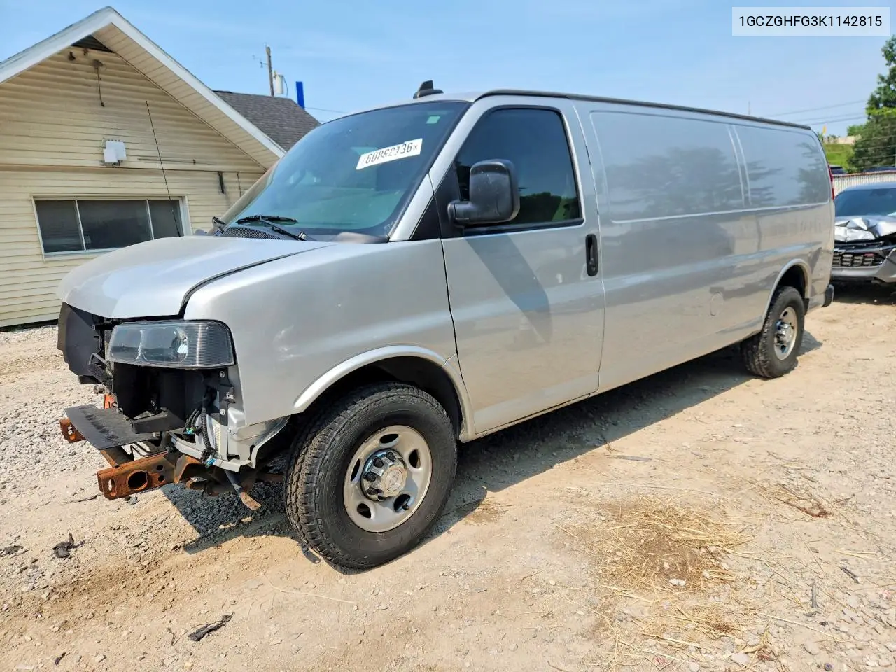 2019 Chevrolet Express G3500 VIN: 1GCZGHFG3K1142815 Lot: 60862736
