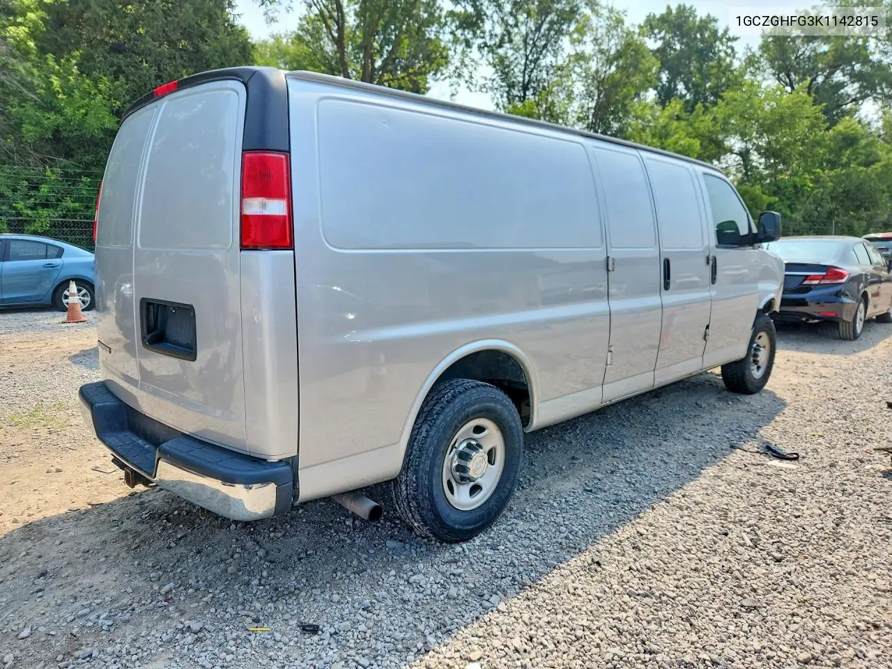 2019 Chevrolet Express G3500 VIN: 1GCZGHFG3K1142815 Lot: 60862736