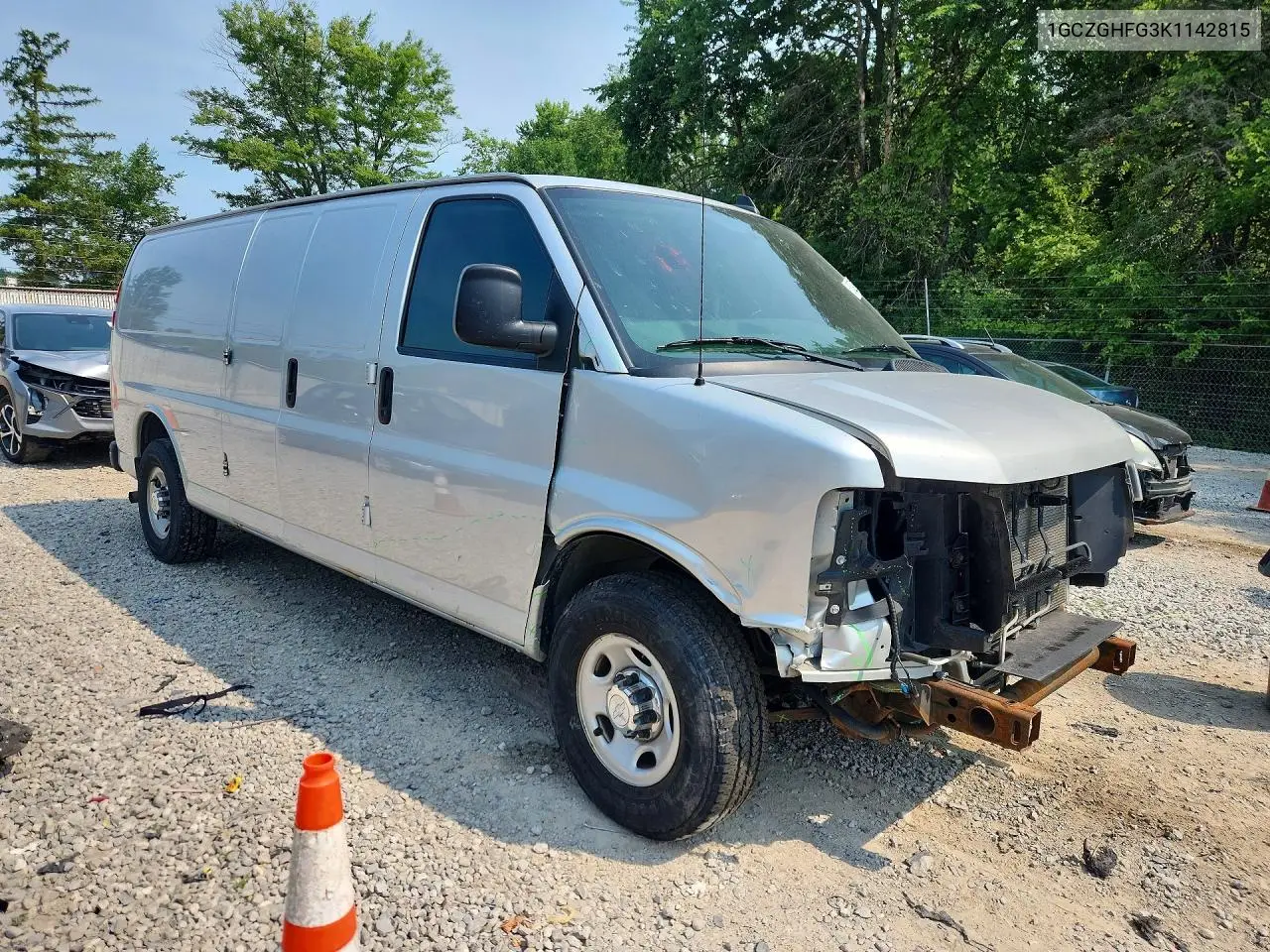 2019 Chevrolet Express G3500 VIN: 1GCZGHFG3K1142815 Lot: 60862736