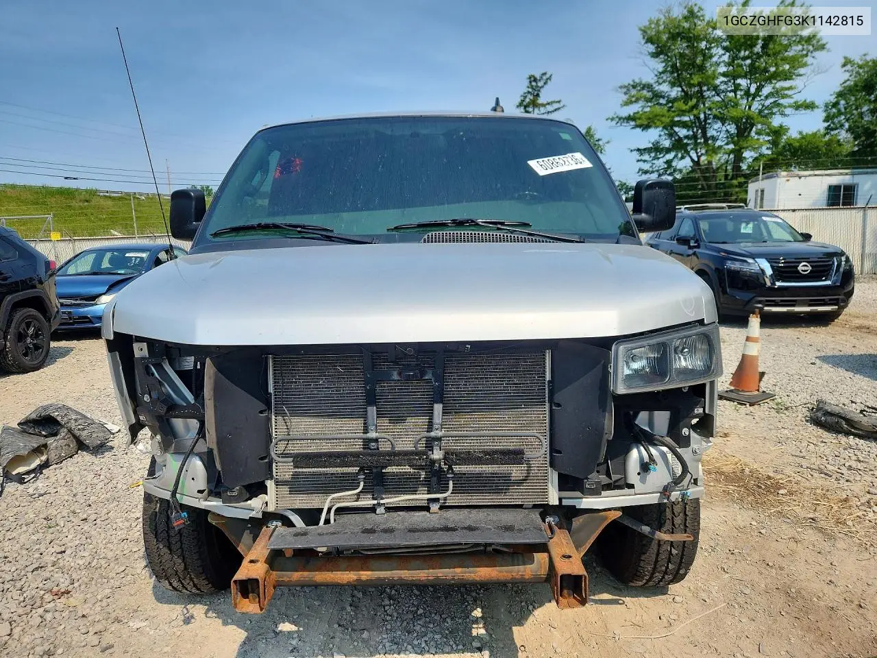 2019 Chevrolet Express G3500 VIN: 1GCZGHFG3K1142815 Lot: 60862736