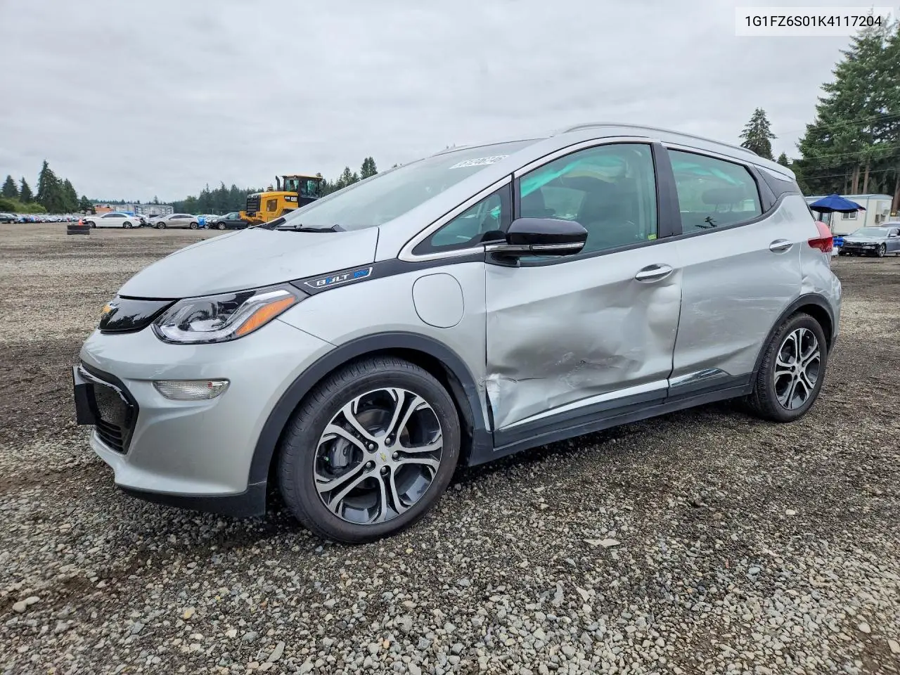 2019 Chevrolet Bolt Ev Premier VIN: 1G1FZ6S01K4117204 Lot: 61246746