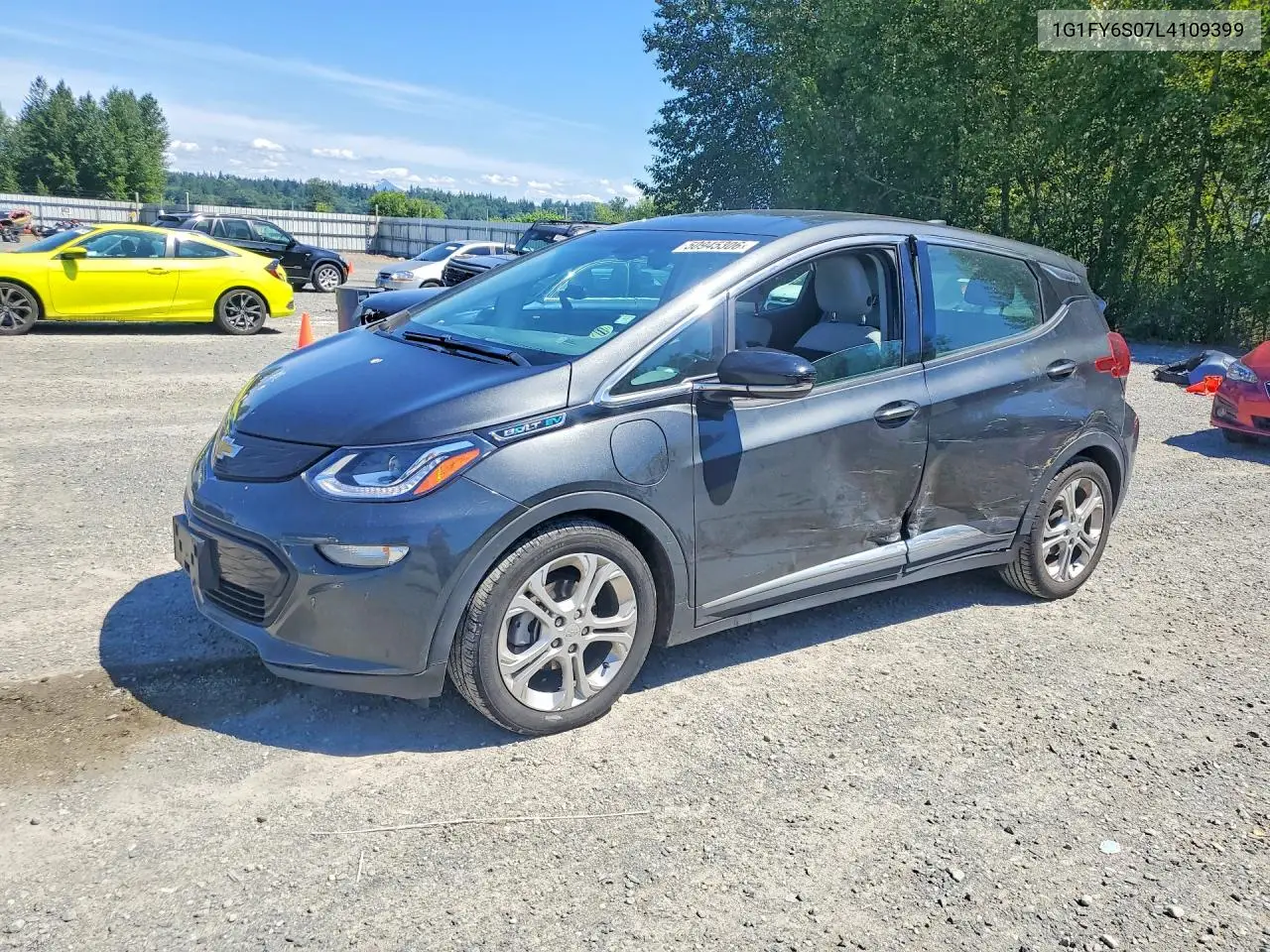 2020 Chevrolet Bolt Ev Lt VIN: 1G1FY6S07L4109399 Lot: 50945306