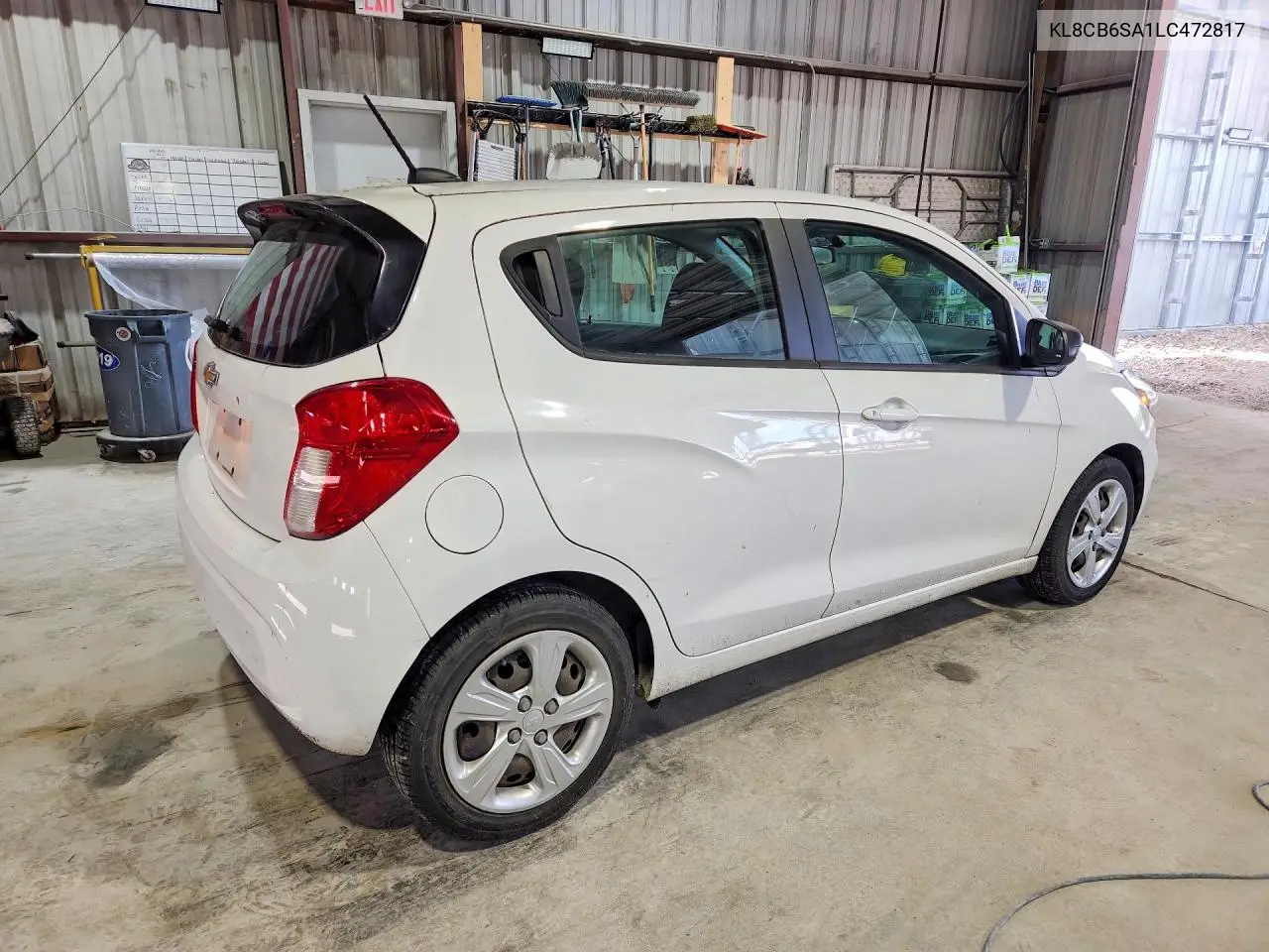 2020 Chevrolet Spark Ls VIN: KL8CB6SA1LC472817 Lot: 55835916