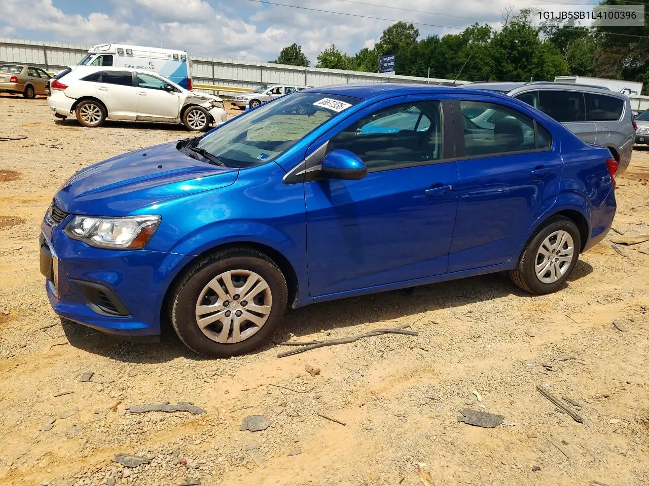 2020 Chevrolet Sonic Ls VIN: 1G1JB5SB1L4100396 Lot: 56677936