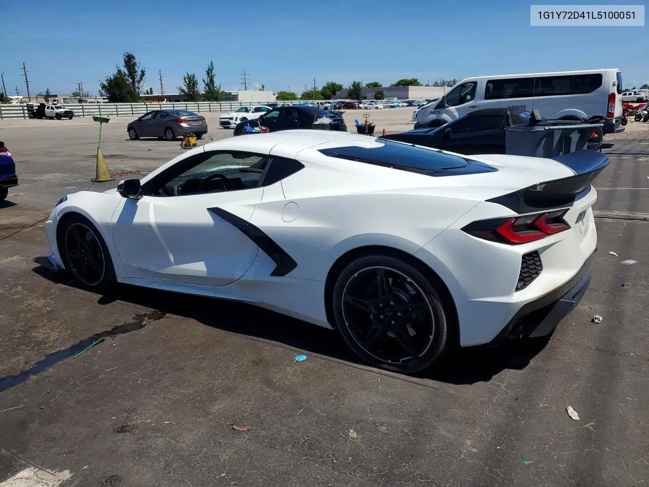 2020 Chevrolet Corvette Stingray 2Lt VIN: 1G1Y72D41L5100051 Lot: 56754196