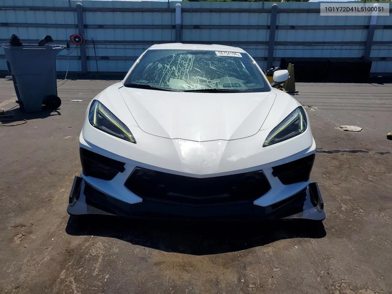 2020 Chevrolet Corvette Stingray 2Lt VIN: 1G1Y72D41L5100051 Lot: 56754196