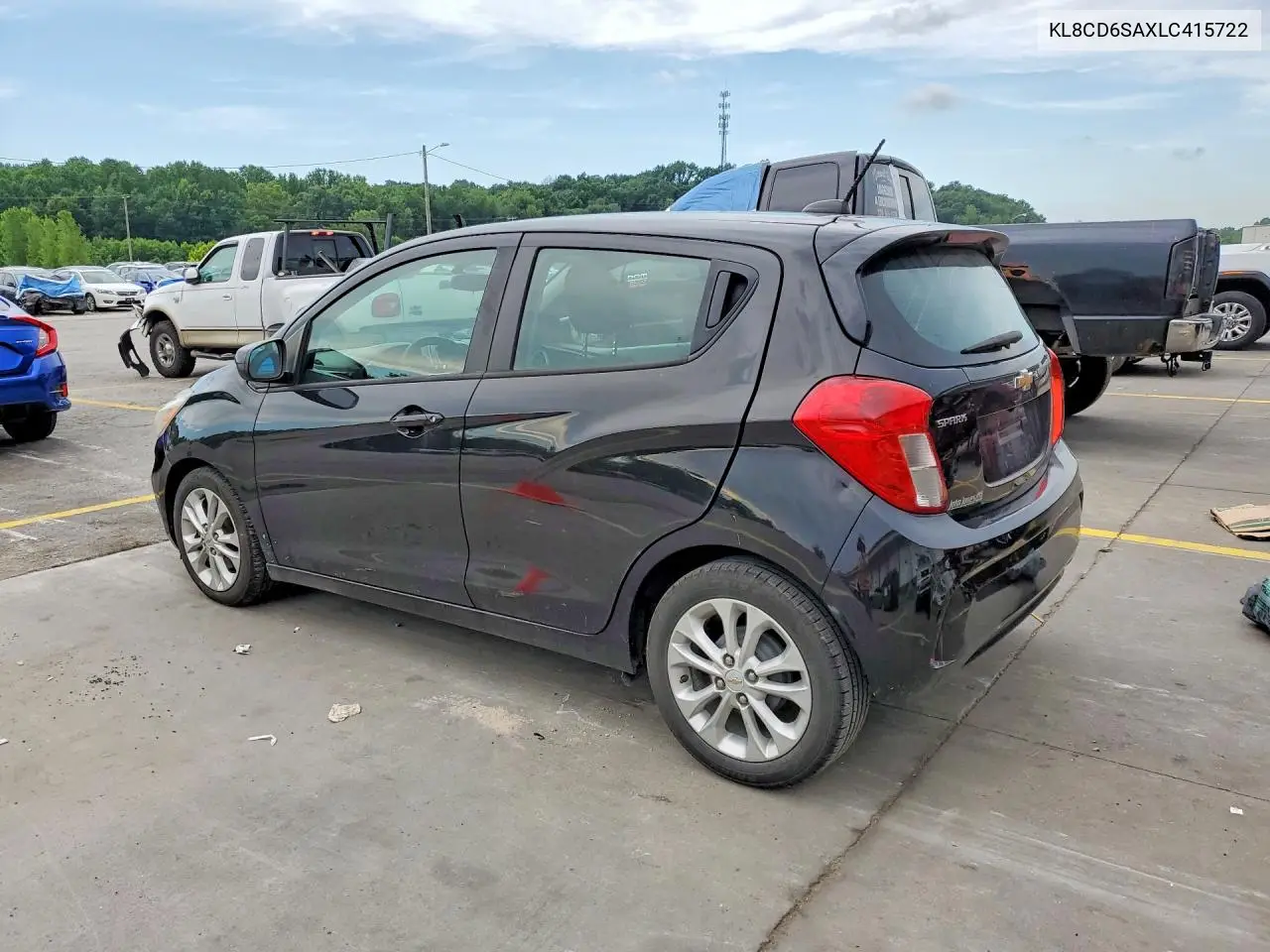 2020 Chevrolet Spark 1Lt VIN: KL8CD6SAXLC415722 Lot: 57121386