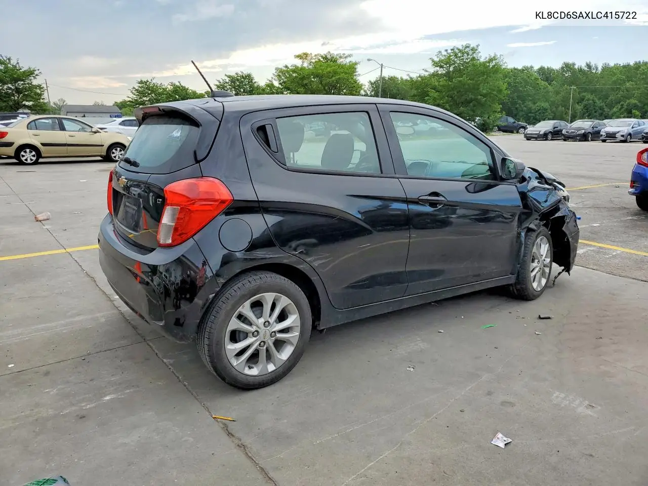 2020 Chevrolet Spark 1Lt VIN: KL8CD6SAXLC415722 Lot: 57121386