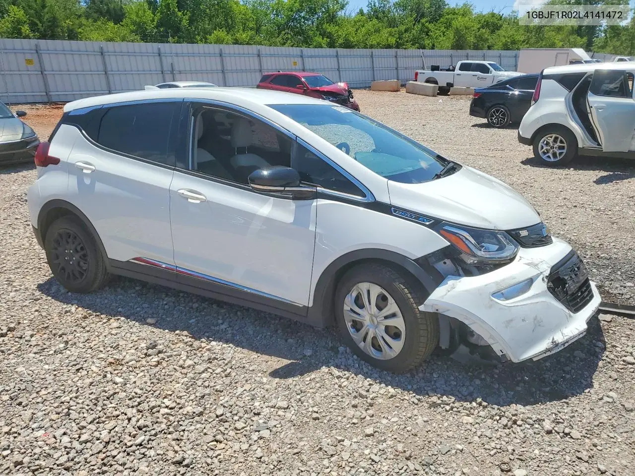2020 Chevrolet Bolt Ev VIN: 1GBJF1R02L4141472 Lot: 57400286