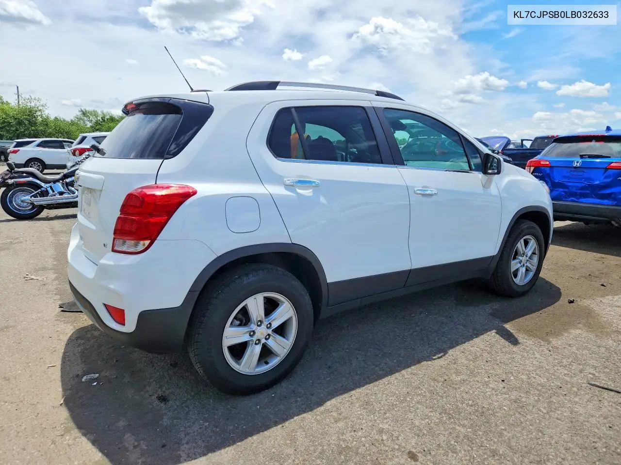 2020 Chevrolet Trax 1Lt VIN: KL7CJPSB0LB032633 Lot: 58028236