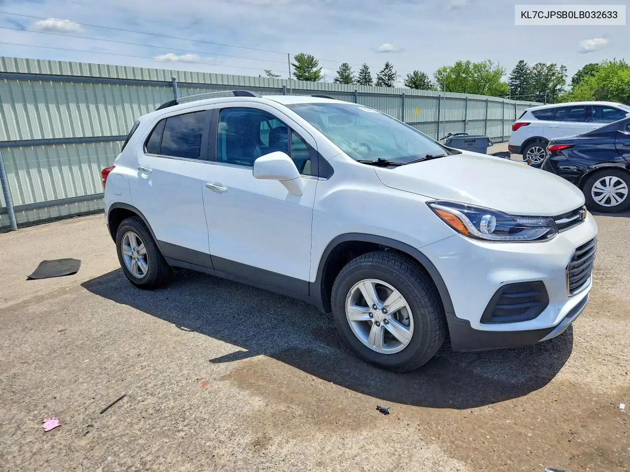 2020 Chevrolet Trax 1Lt VIN: KL7CJPSB0LB032633 Lot: 58028236