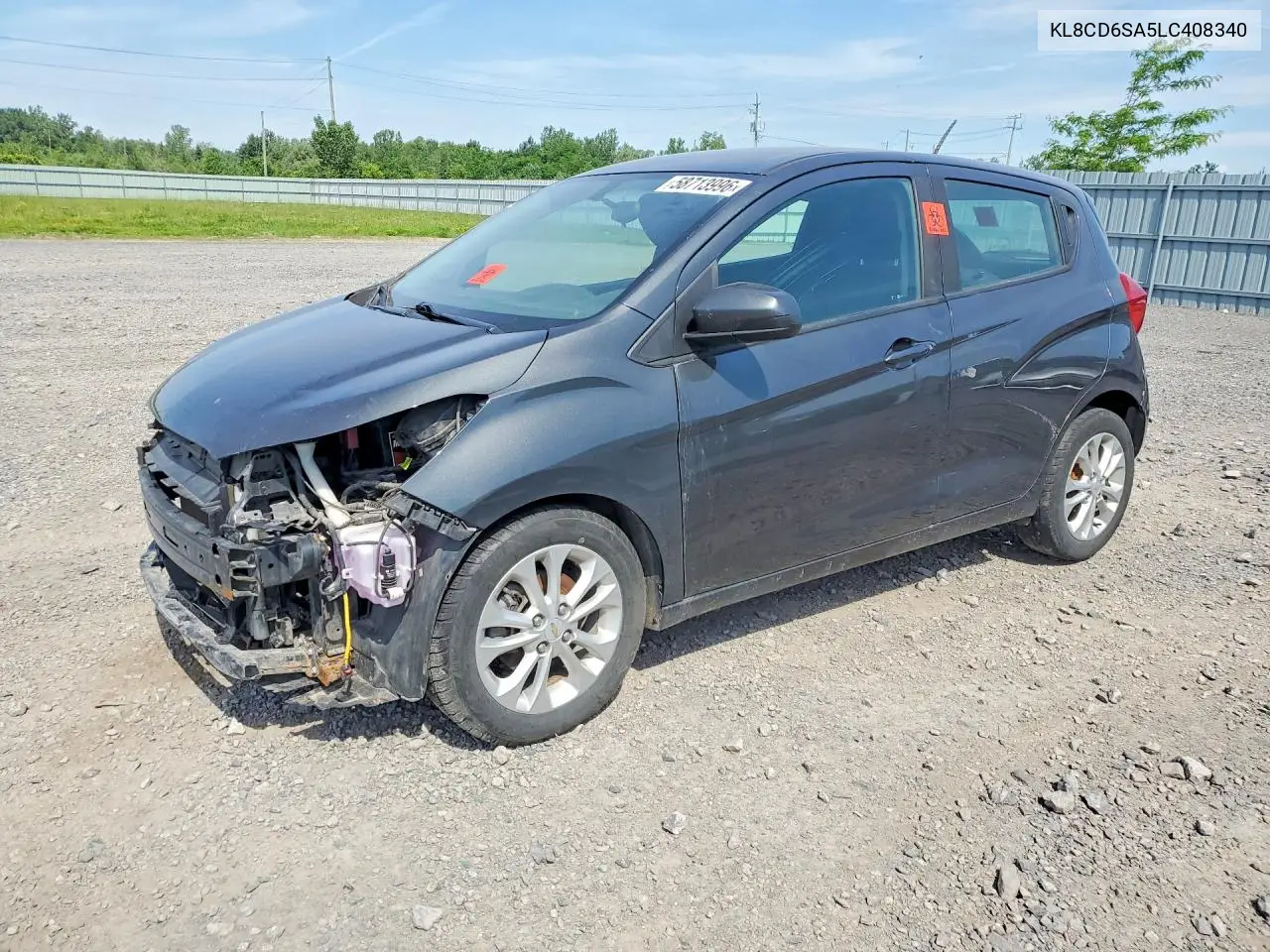 2020 Chevrolet Spark 1Lt VIN: KL8CD6SA5LC408340 Lot: 58713996