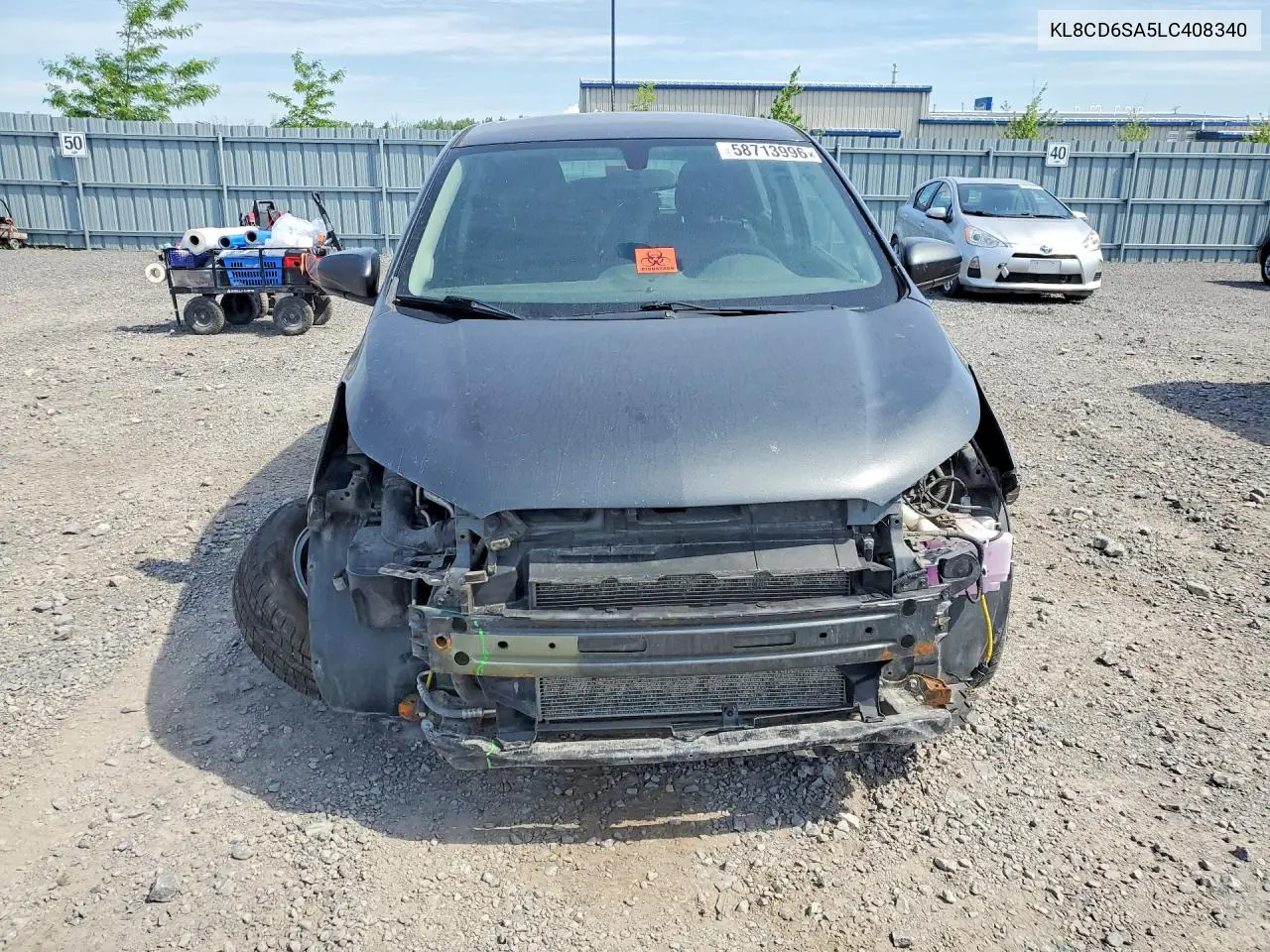 2020 Chevrolet Spark 1Lt VIN: KL8CD6SA5LC408340 Lot: 58713996