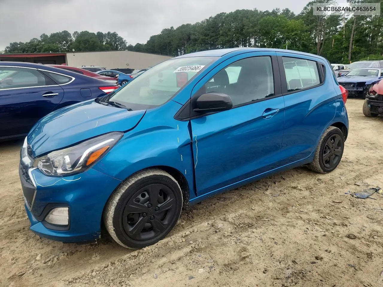 2020 Chevrolet Spark Ls VIN: KL8CB6SA9LC463654 Lot: 59025466