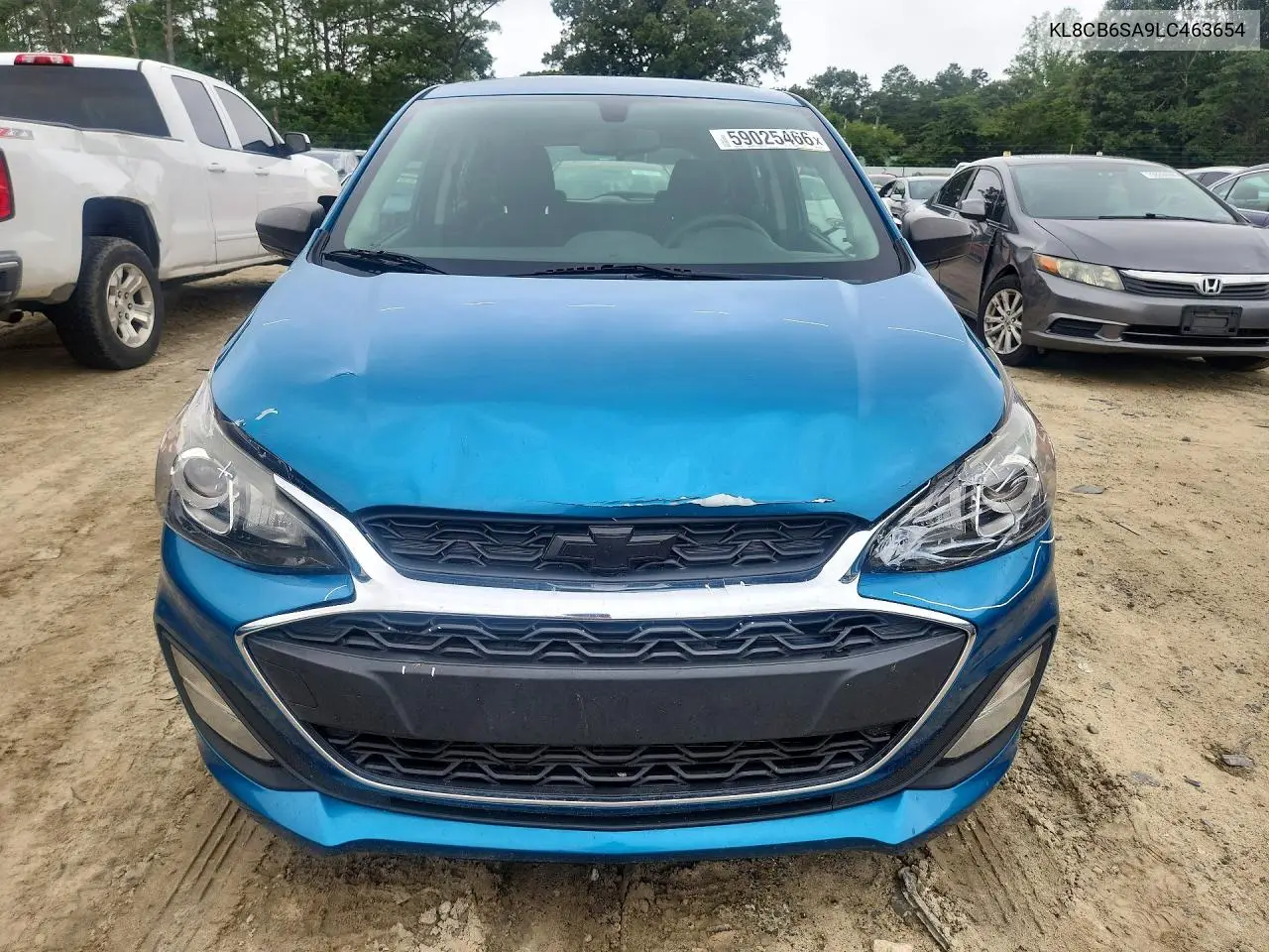 2020 Chevrolet Spark Ls VIN: KL8CB6SA9LC463654 Lot: 59025466