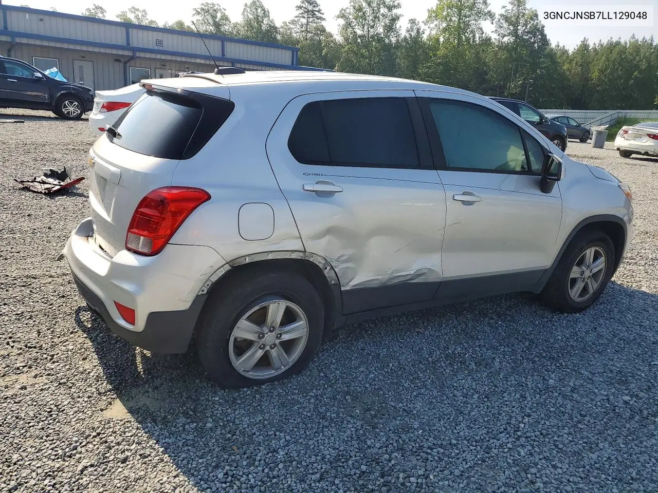 2020 Chevrolet Trax Ls VIN: 3GNCJNSB7LL129048 Lot: 59125446