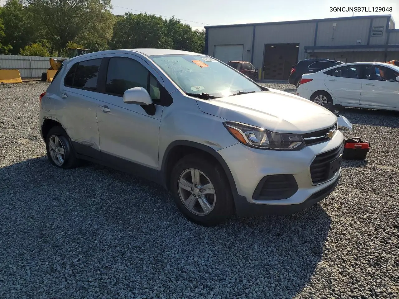 2020 Chevrolet Trax Ls VIN: 3GNCJNSB7LL129048 Lot: 59125446