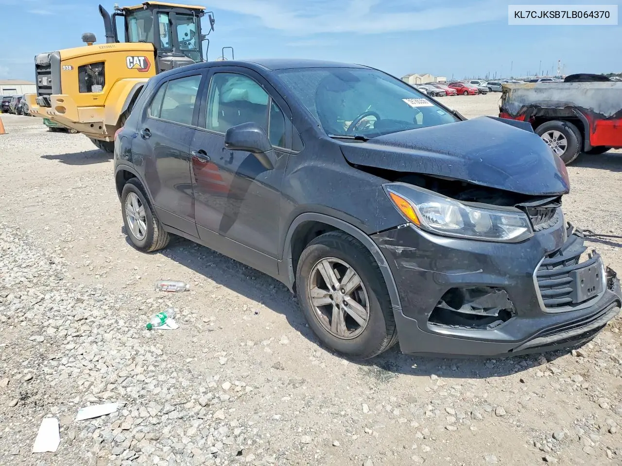 2020 Chevrolet Trax Ls VIN: KL7CJKSB7LB064370 Lot: 59186356