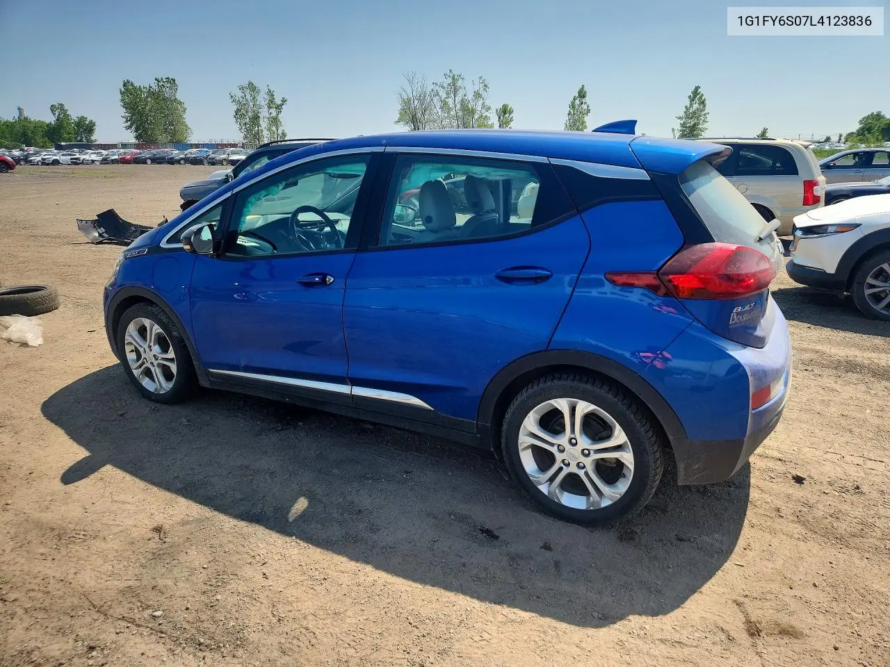 2020 Chevrolet Bolt Ev Lt VIN: 1G1FY6S07L4123836 Lot: 60134516