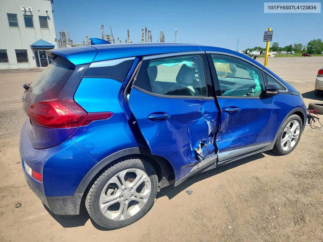 2020 Chevrolet Bolt Ev Lt VIN: 1G1FY6S07L4123836 Lot: 60134516