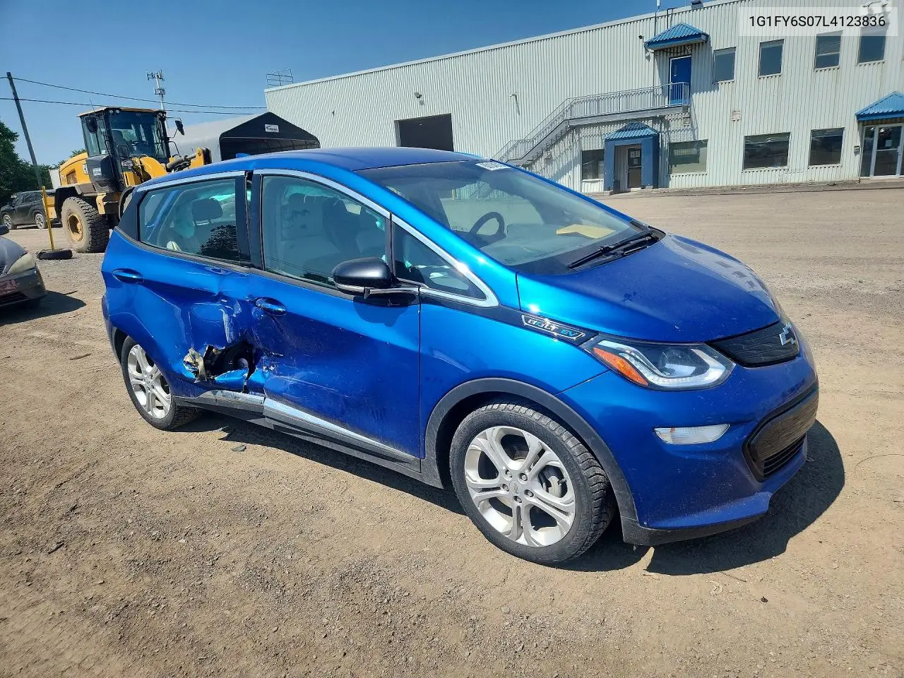 2020 Chevrolet Bolt Ev Lt VIN: 1G1FY6S07L4123836 Lot: 60134516