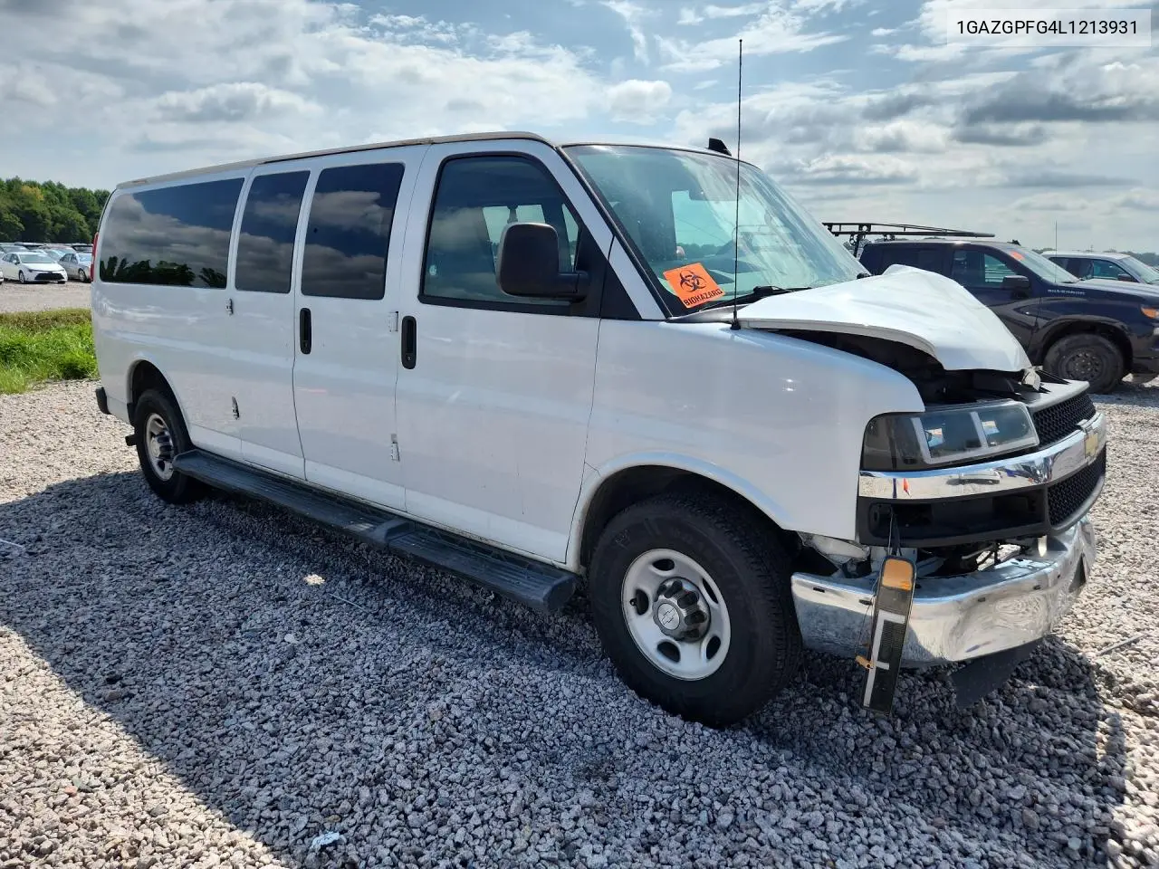 2020 Chevrolet Express G3500 Lt VIN: 1GAZGPFG4L1213931 Lot: 60571856