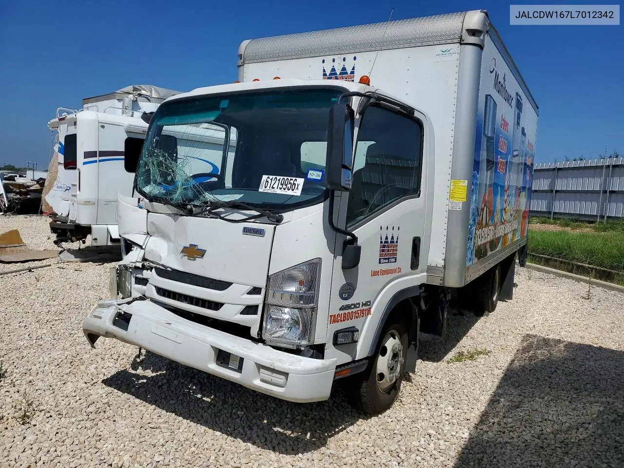 2020 Chevrolet 4500Hd VIN: JALCDW167L7012342 Lot: 61219956
