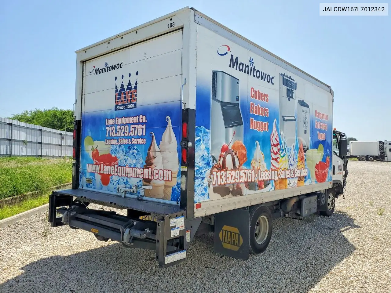 2020 Chevrolet 4500Hd VIN: JALCDW167L7012342 Lot: 61219956