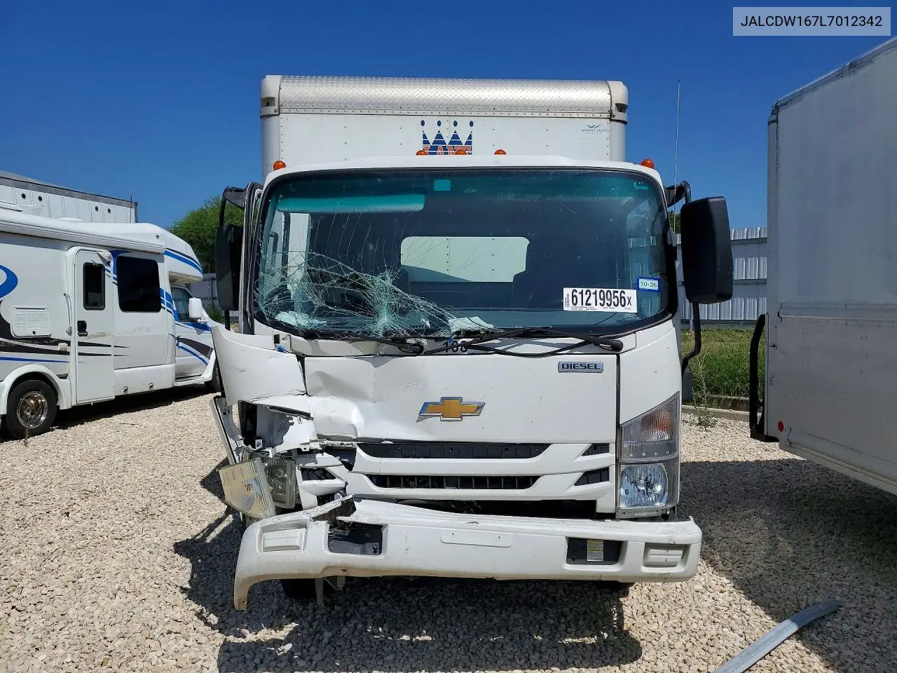 2020 Chevrolet 4500Hd VIN: JALCDW167L7012342 Lot: 61219956