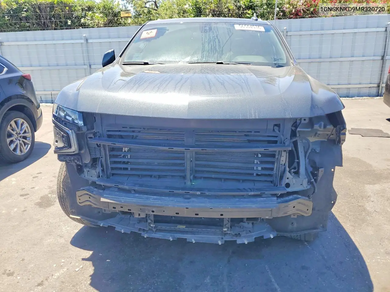2021 Chevrolet Tahoe K1500 Lt VIN: 1GNSKNKD9MR320720 Lot: 56504916