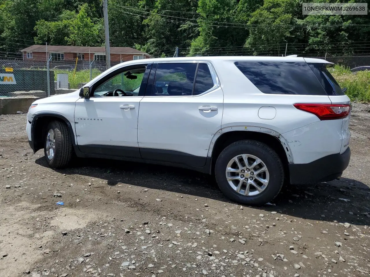 2021 Chevrolet Traverse Ls VIN: 1GNERFKW0MJ269638 Lot: 56670716