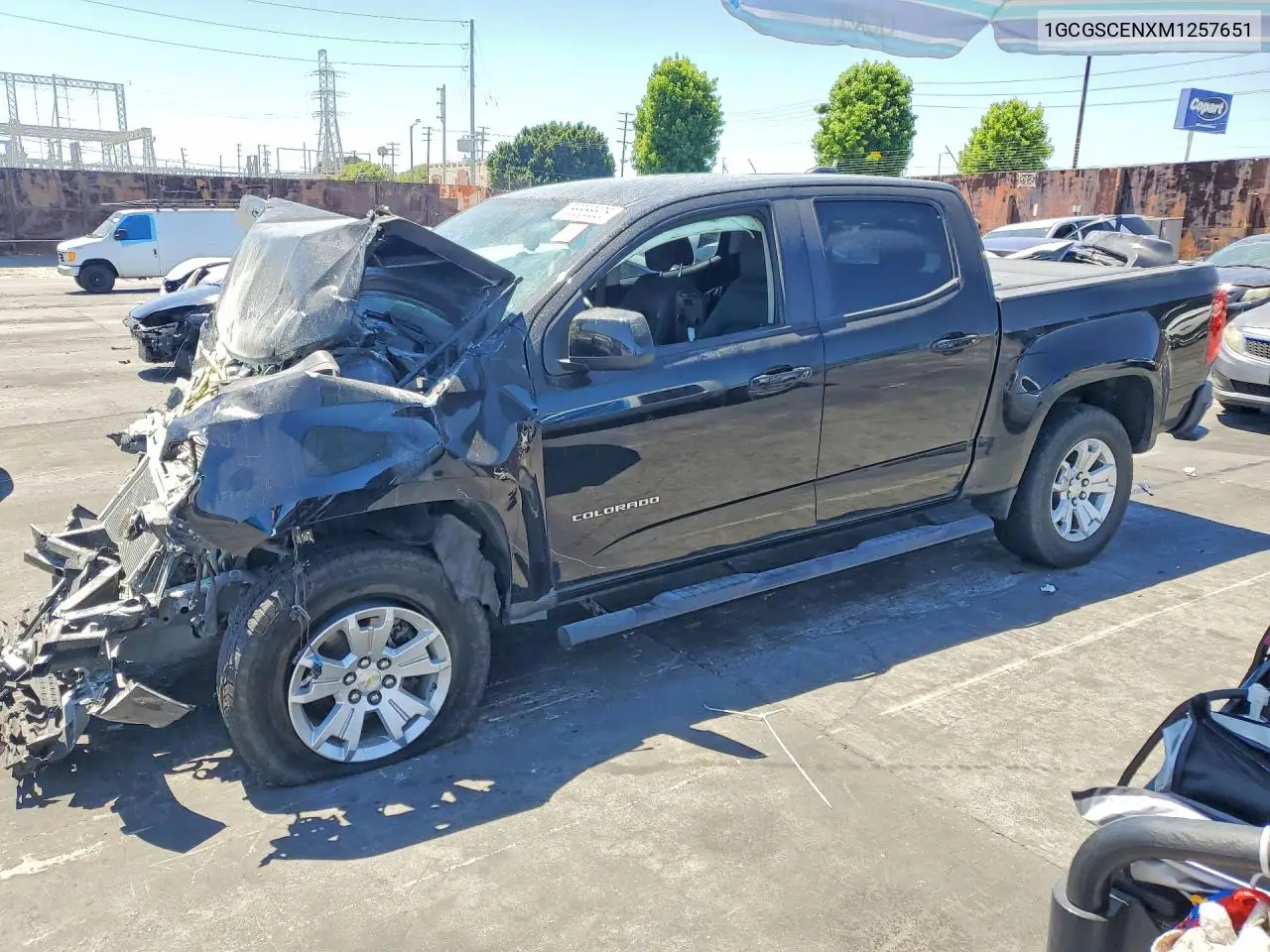 2021 Chevrolet Colorado Lt VIN: 1GCGSCENXM1257651 Lot: 56856526
